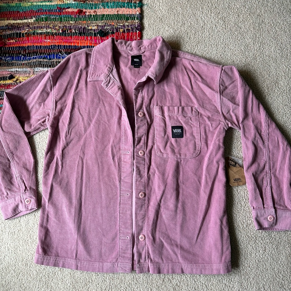 Vans Pink Button Down Shirt for Women